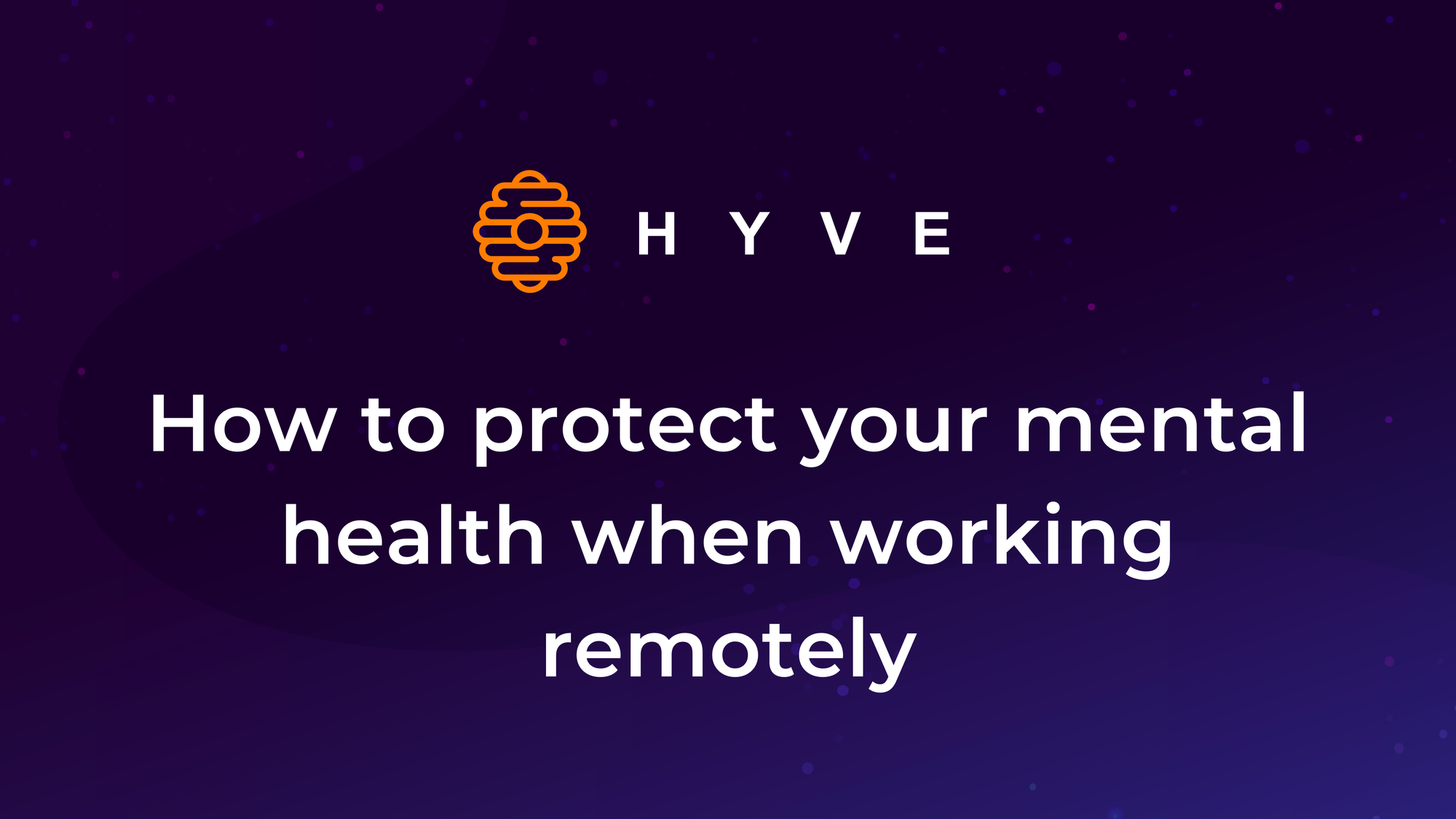 How to protect your mental health when working remotely