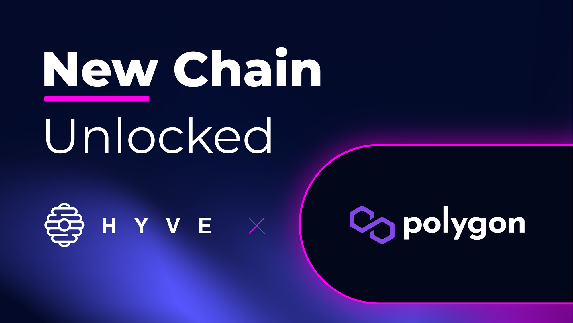 New Chain Integration: Polygon is now live on HYVE