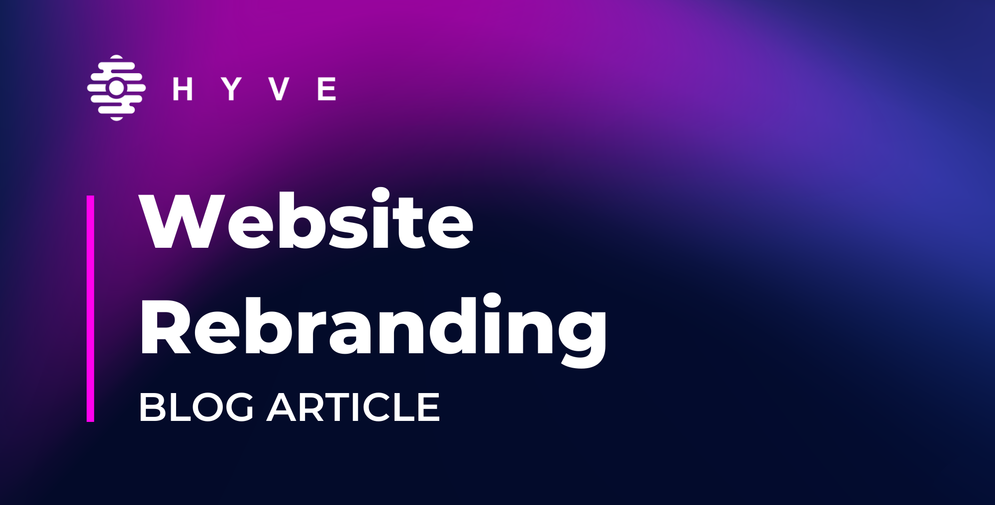HYVE: Website Rebranding