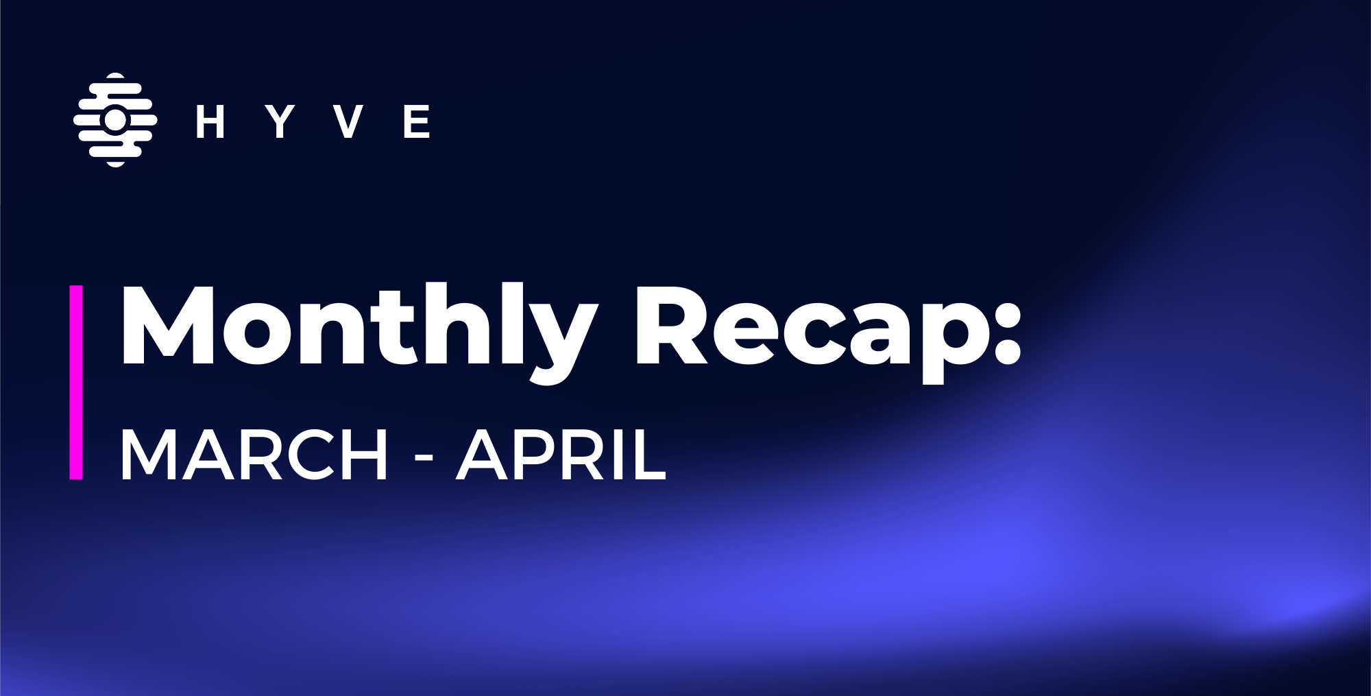 Monthly Recap: March - April