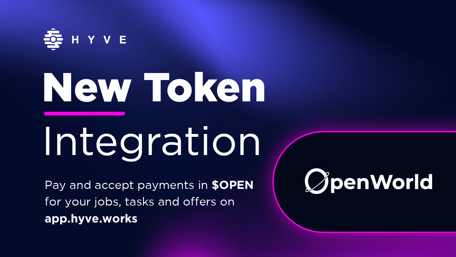 New Token Integration: $OPEN integrated on HYVE