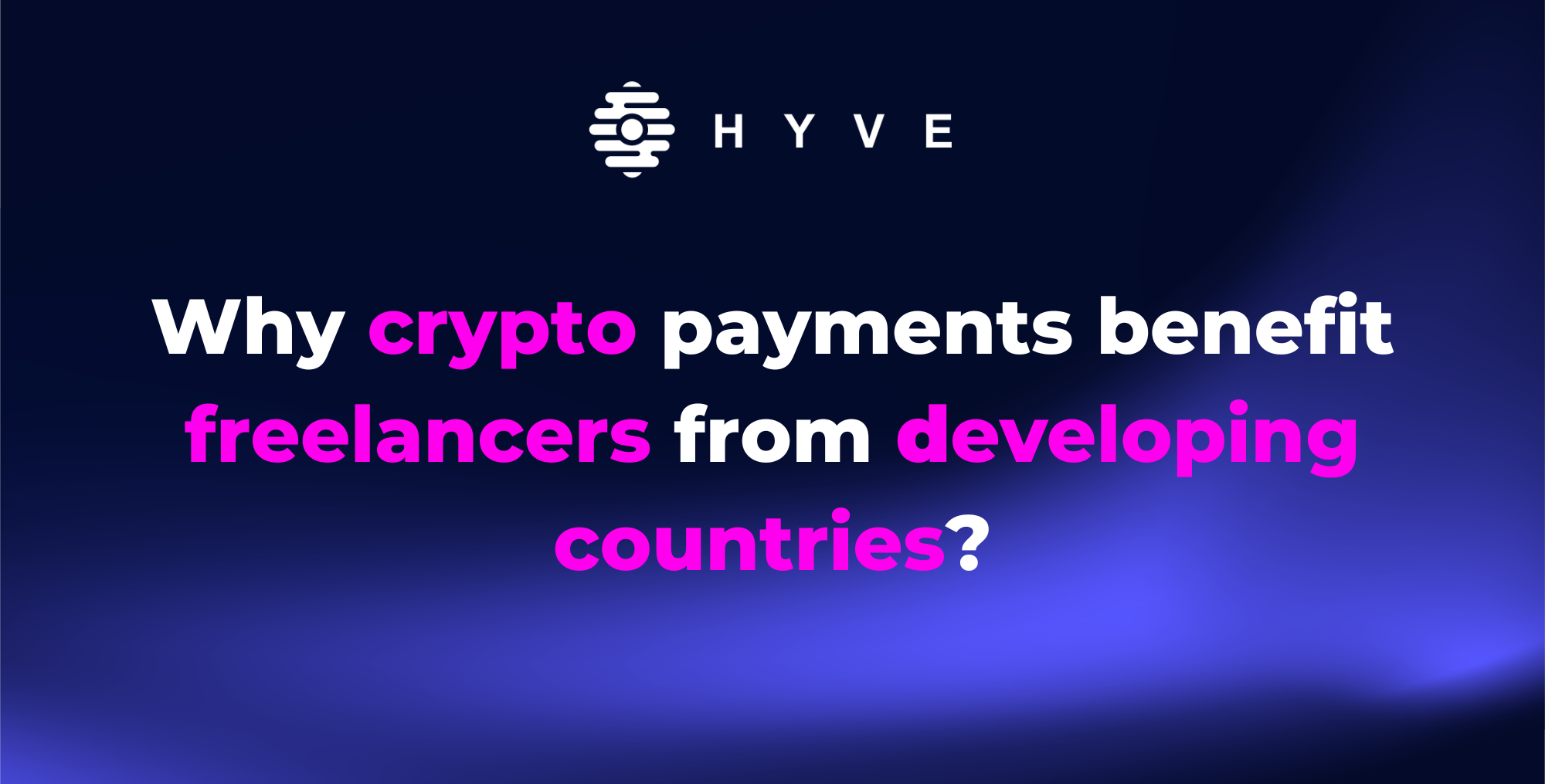 Why crypto payments benefit freelancers from developing countries?