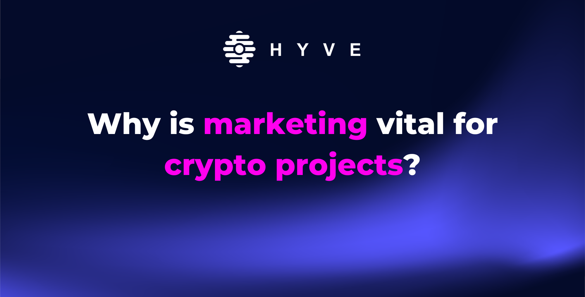 Why is marketing vital for crypto projects?