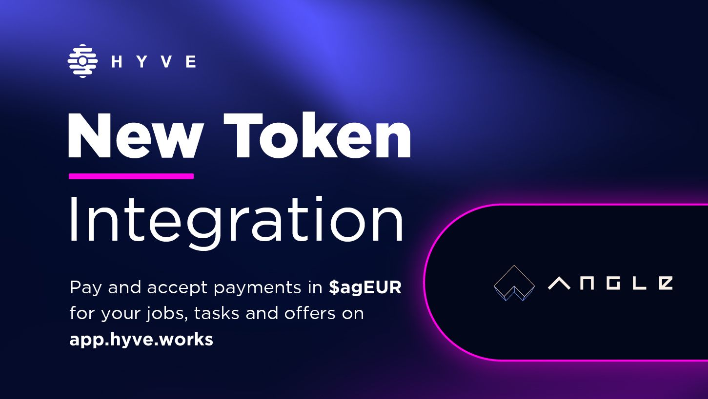New token integration: agEUR is HYVE’s latest payment option!
