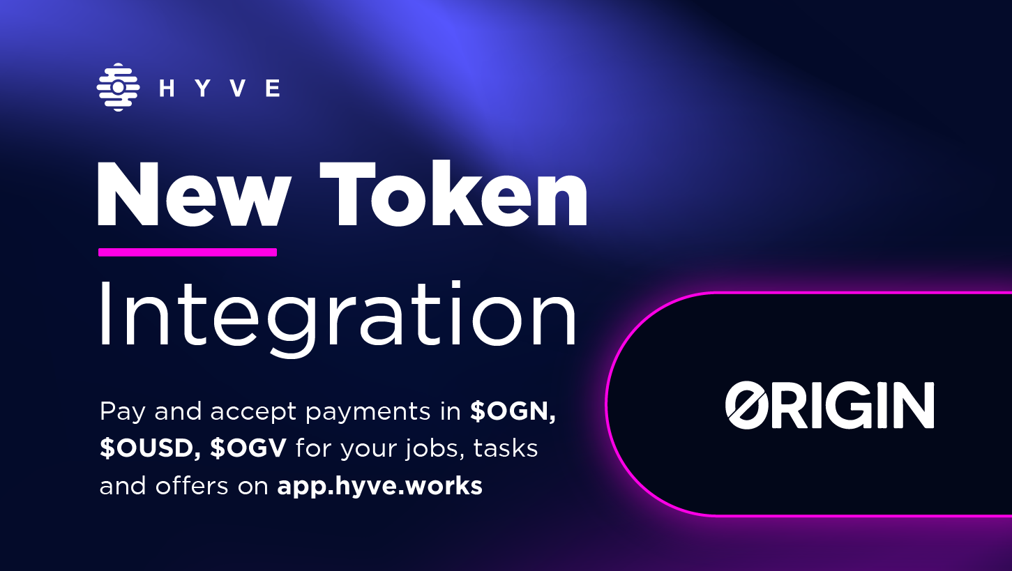 Triple token integration: $OGN, $OUSD and $OGV now live on HYVE!