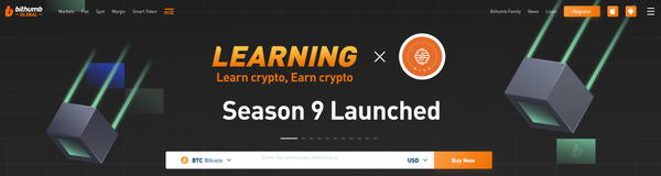 HYVE joins the Bithumb Global Learning Program in Season 9 and opens up competitions for traders.