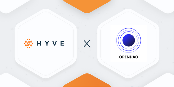 HYVE is partnering up with OpenDAO!