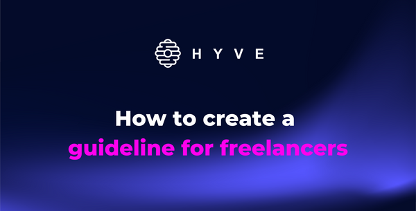 How to create a guideline for freelancers