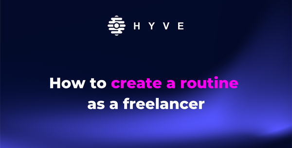 How to create a routine as a freelancer