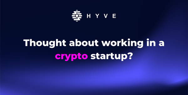 Thought about working in a crypto startup?