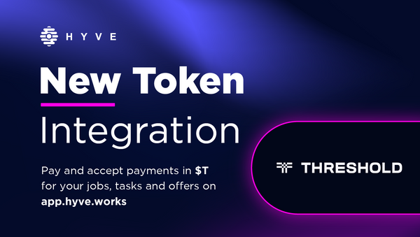 New token integration: $T is live on HYVE!