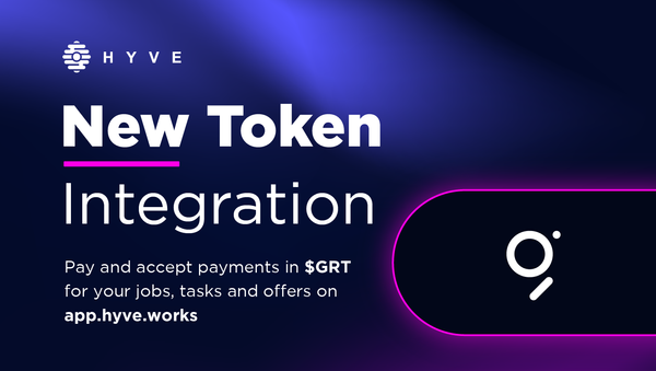 New Token Integration: $GRT is now part of HYVE’s ecosystem!