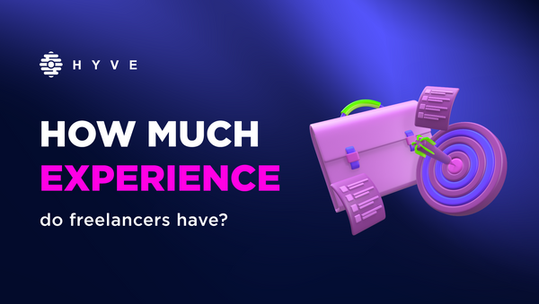 How much experience do freelancers have?