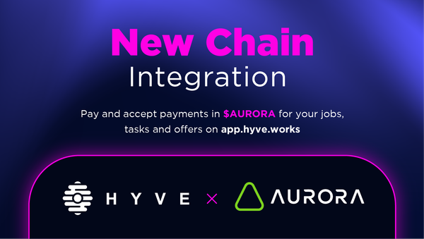 New chain integration alert: Aurora x HYVE